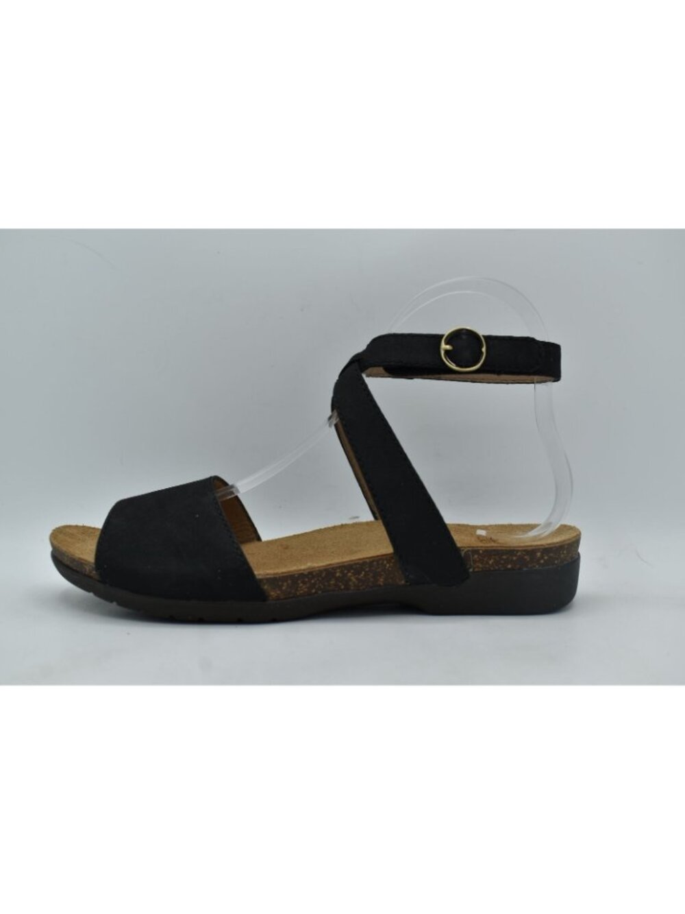 Dansko Womens EU Size 40 Rafferty Black Milled Nubuck Ankle Strap Sandals Shoes - Picture 7 of 14